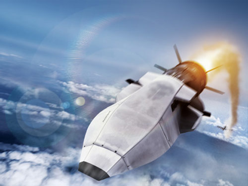 资料图片：未来高超音速导弹设想图。（图片来源于网络）