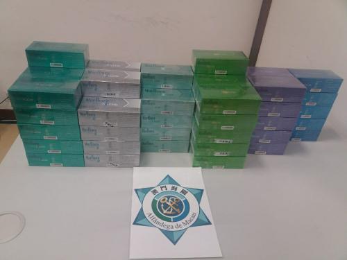 澳門海關檢獲的電子煙煙彈。圖片來源:澳門特區政府網站