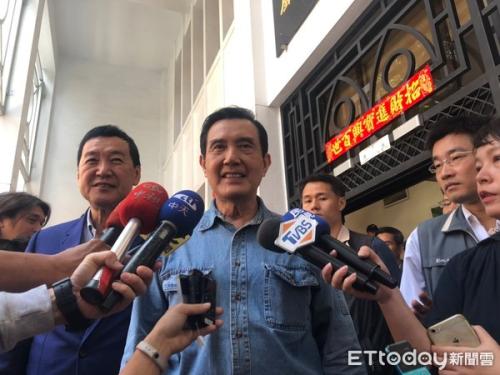 马英九。(图:台湾“东森新闻云”/记者林铭翰 摄)