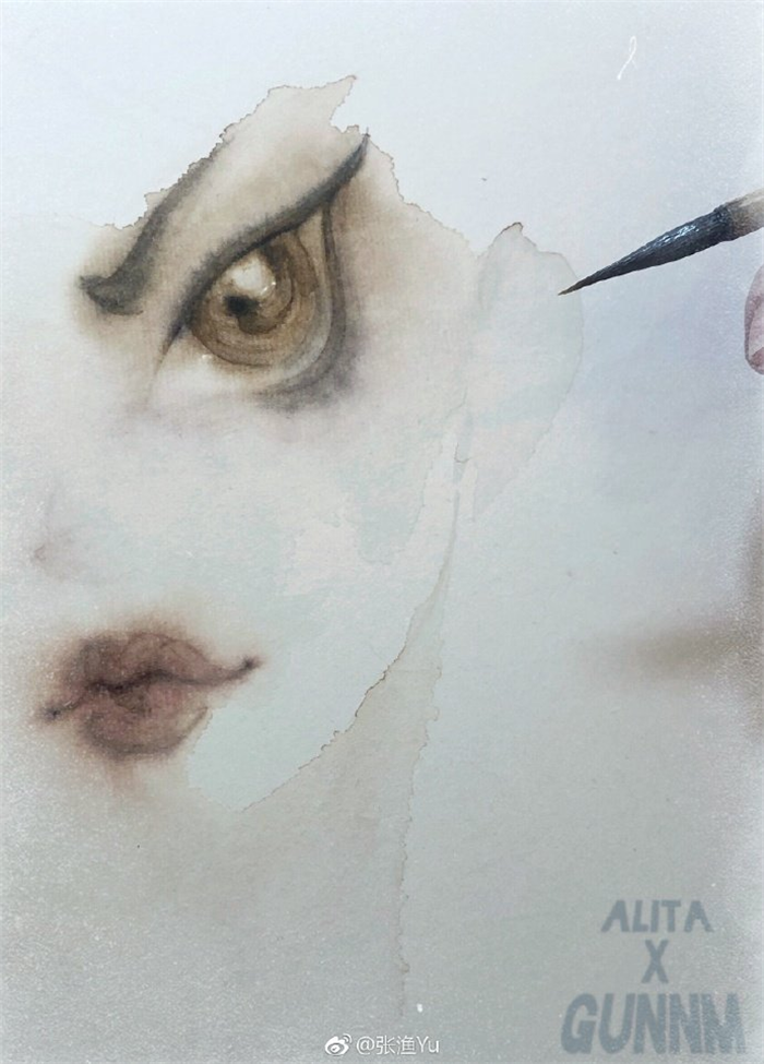 8亿 艺术家献致敬手绘|阿丽塔:战斗天使|铳梦_新