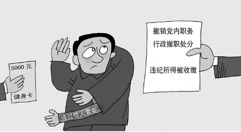 索要健身卡,撤职!