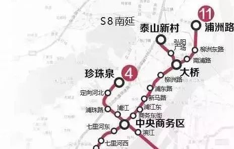 四号线二期将延伸终点为江北珍珠泉站途径江北新区核心区南京地铁4号