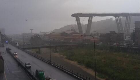 意大利政府公开大桥垮塌原因。（图源：推特）