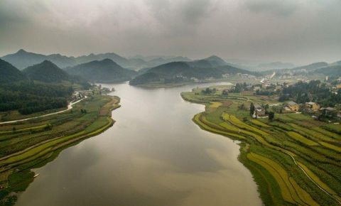 美丽乡村,春游叙永县摩尼镇生态画卷仙草湖!