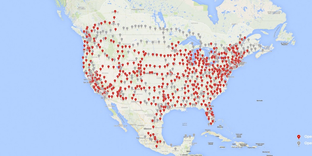 特斯拉超级充电站网络覆盖99%美国人口