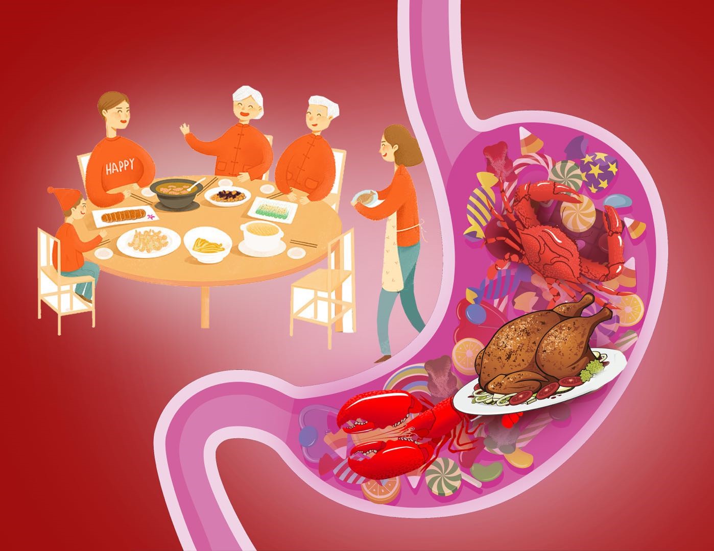 大鱼大肉过后,营养专家开出调理肠胃“小妙方”