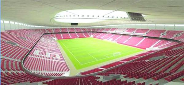 上海浦东足球场正式开工建设 国内首座为中超