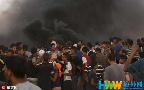 加沙地带爆发冲突 （图源：东方IC）