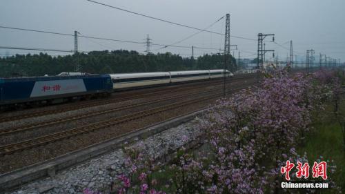 资料图:运行中的高铁列车。王以照 摄