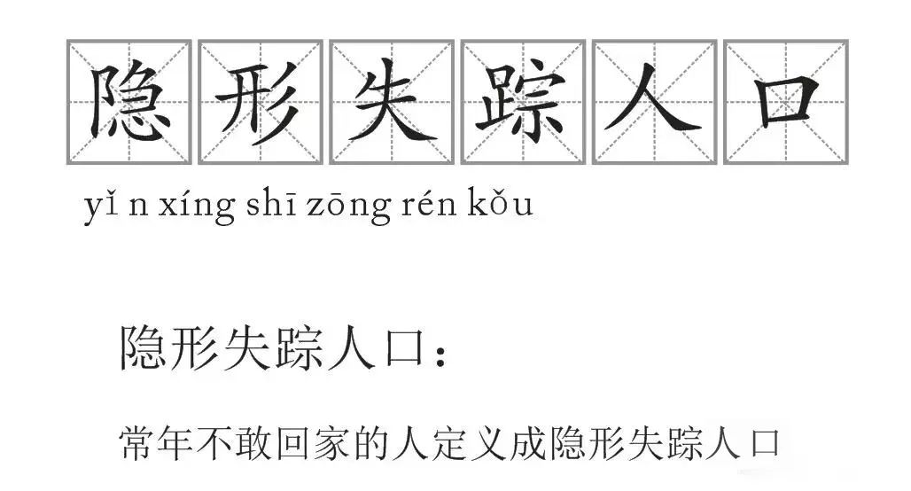 确认过眼神,隐形失踪人口是需要被关爱的人