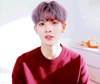 侧颜也是完美!nct的金道英是紫发的兔兔!