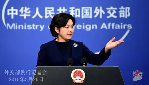 点击查看大图 外交部发言人华春莹