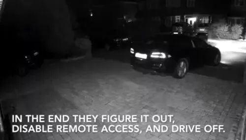 特斯拉车主公布Model S被盗视频 50秒打开车门