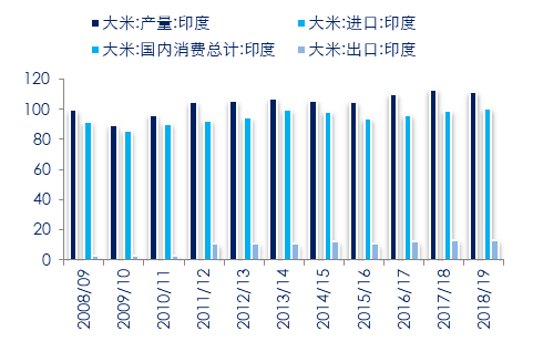 图 19：印度稻米供需基本面