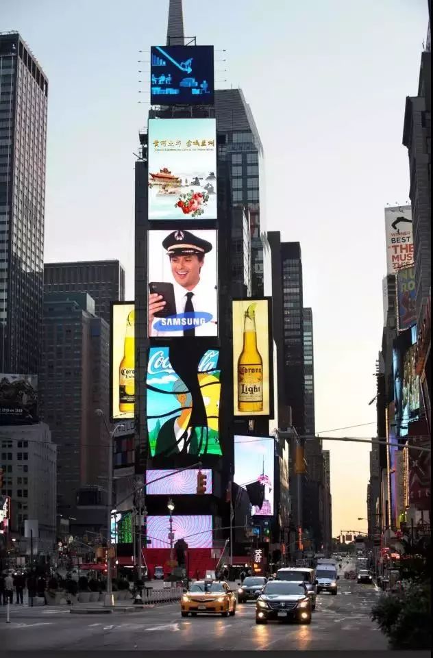 要闻|给力!兰州再次霸屏美国纽约时代广场