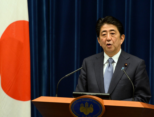 资料图片:安倍晋三。新华社记者 马平 摄