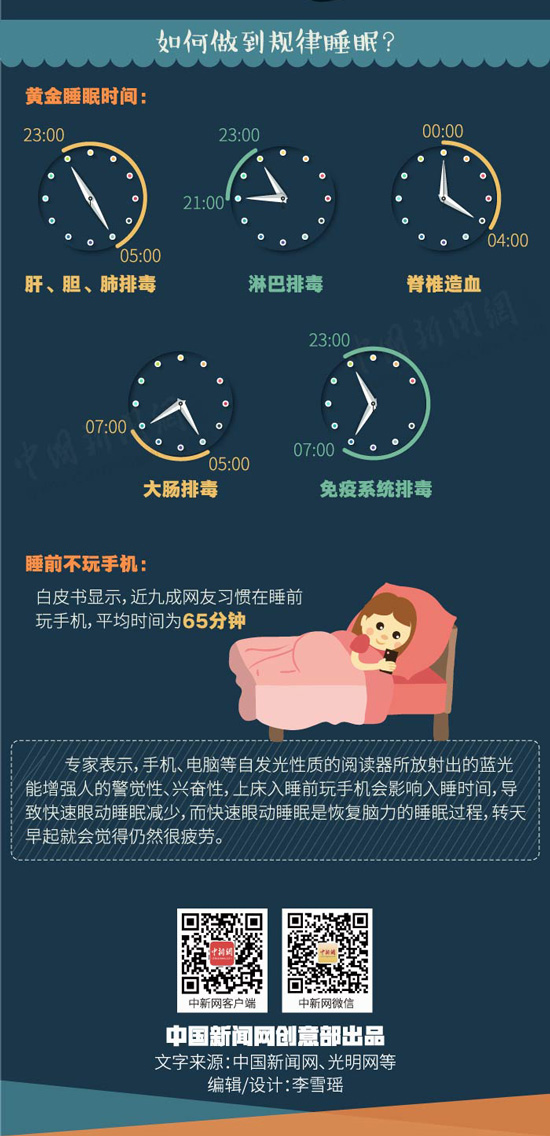 规律作息健康睡眠