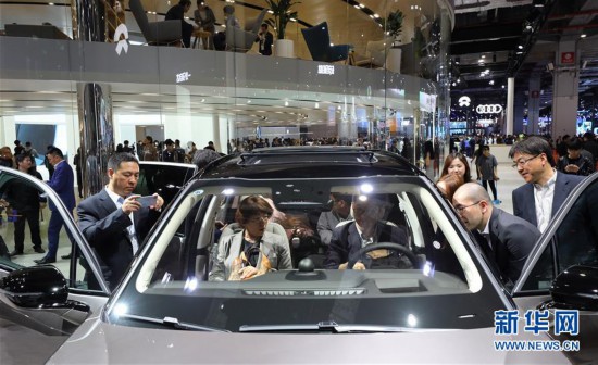 上海车展：新能源车势头旺