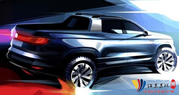 基于MQB平台打造 大众皮卡概念车预告图