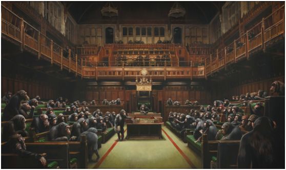 猩猩“霸占”英国议会,还打破了一个纪录。