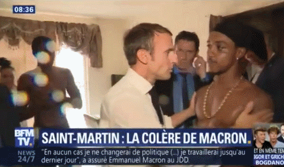 马克龙1年后视察灾情又承诺尽快重建 民众竖中指