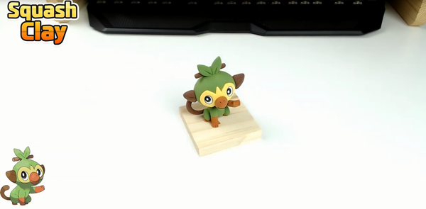 《宝可梦:剑/盾》粘土作品第三弹 完美复刻呆萌超音猴