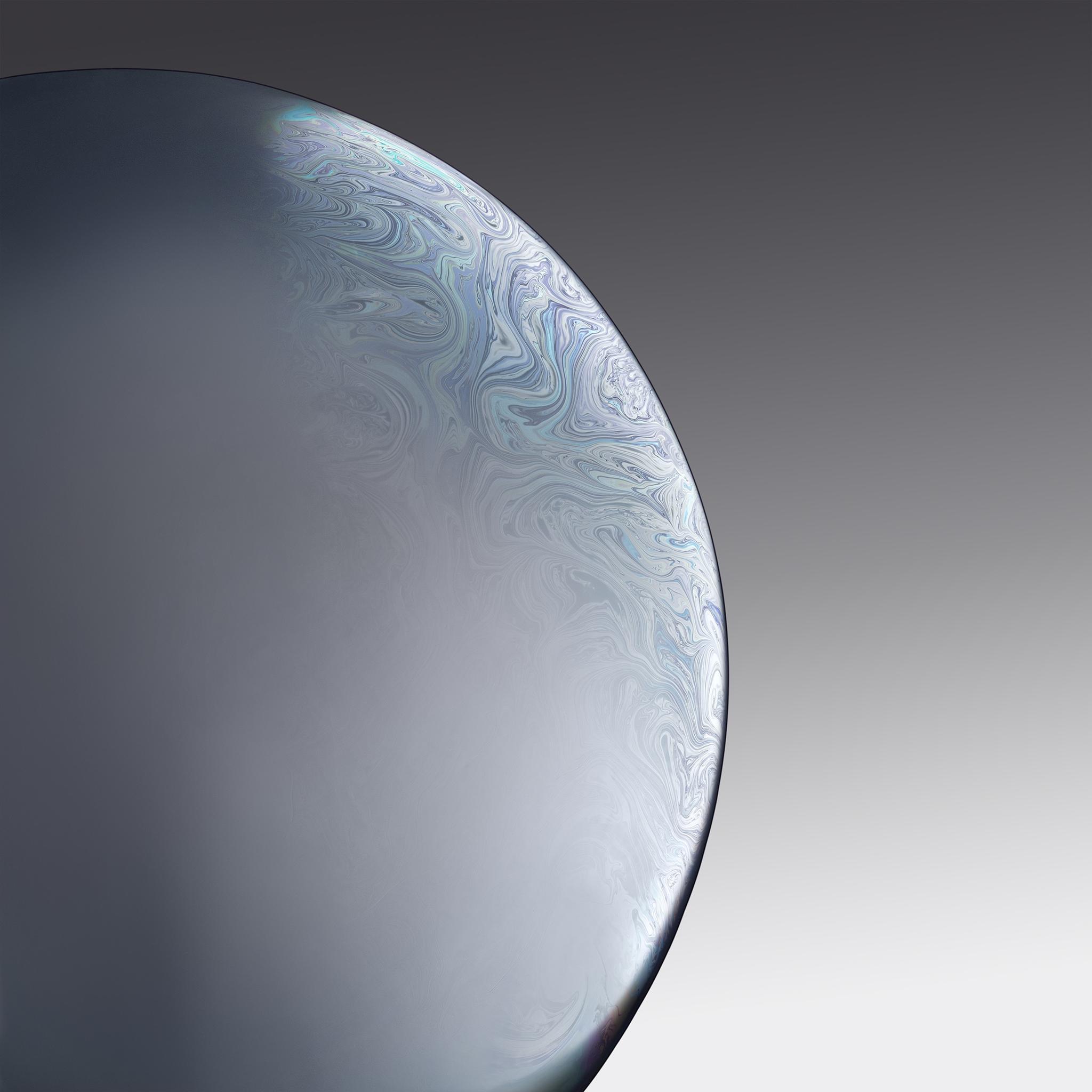 苹果iPhone XR新壁纸下载:油光华亮色彩纷呈