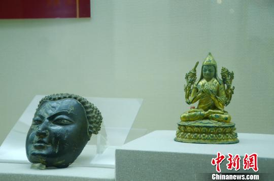 安徽举办西藏山南文物精品展 解读多元“藏地密码”