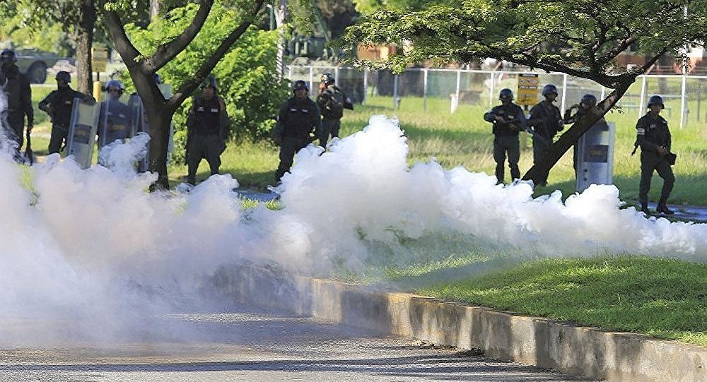 委内瑞拉首都一地铁发生催泪弹爆炸 无伤亡消