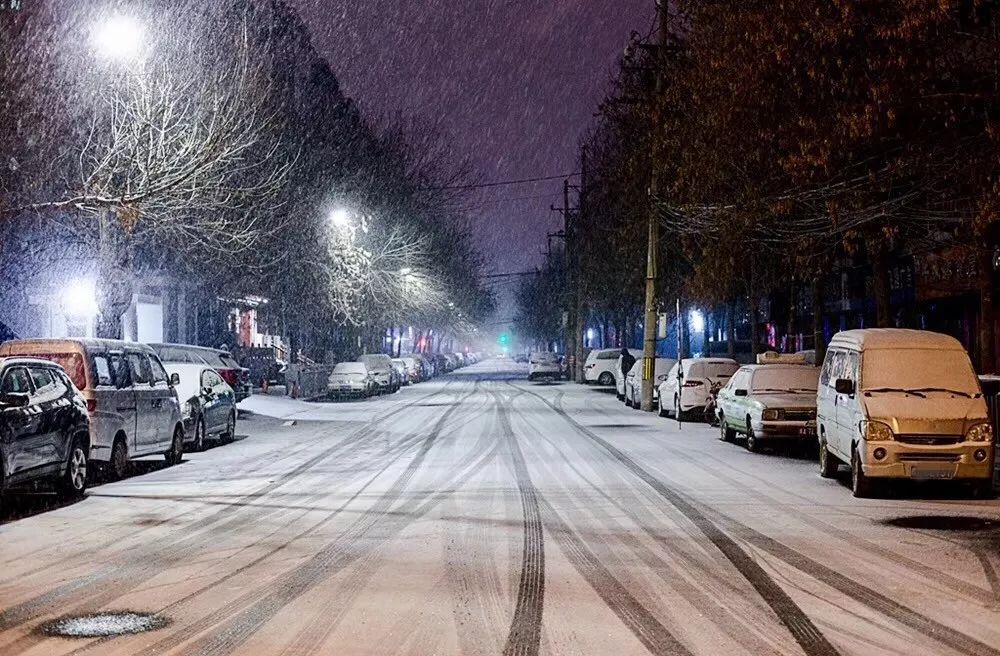 2018年的第一场雪,美哭所有南方人!没雪可看的