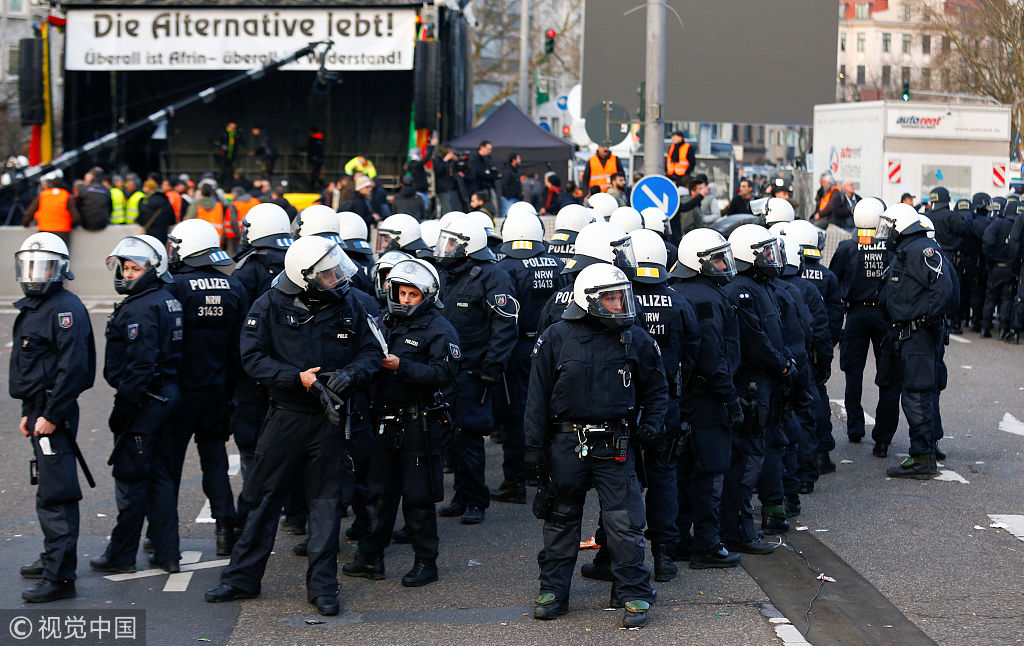 德国:民众游行反对土耳其在叙利亚军事行动