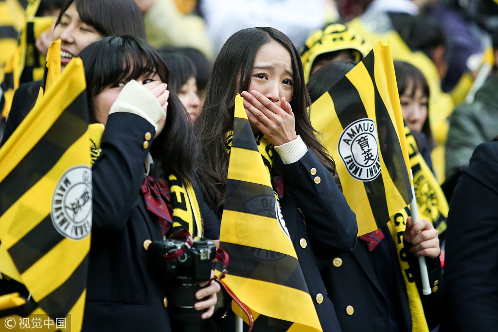 日本高中足球联赛决赛引四万余人观赛 球队夺