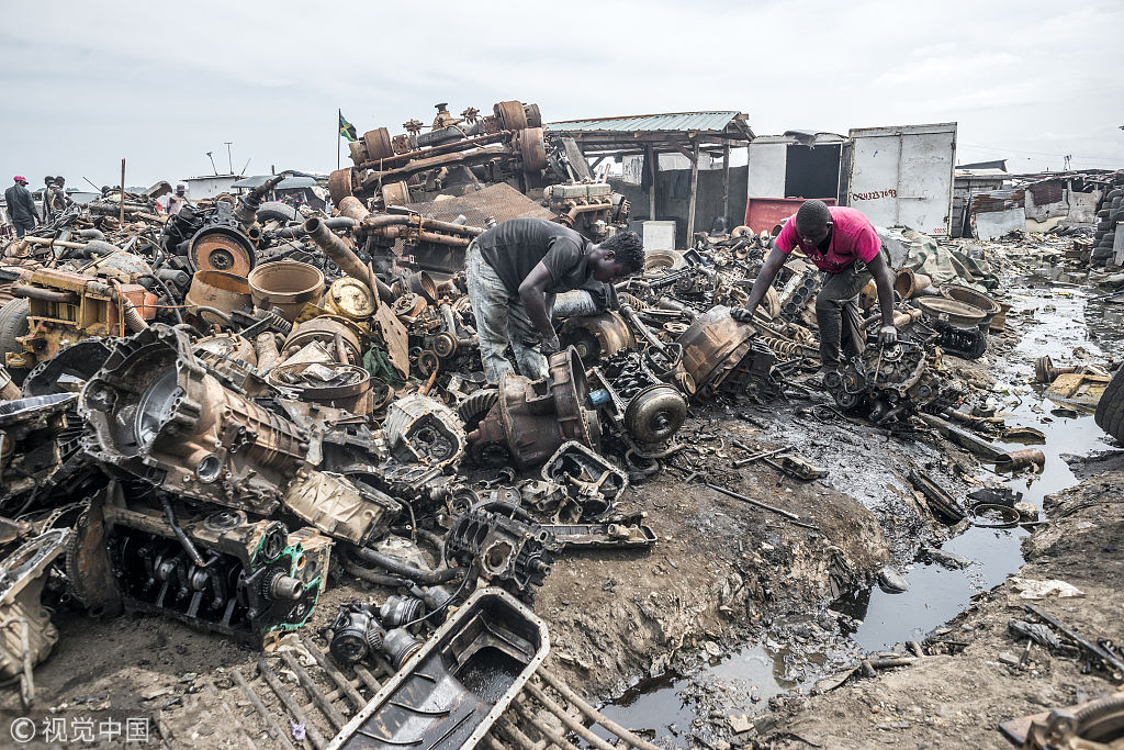 探秘非洲最大电子垃圾处理场 被称罪恶之城