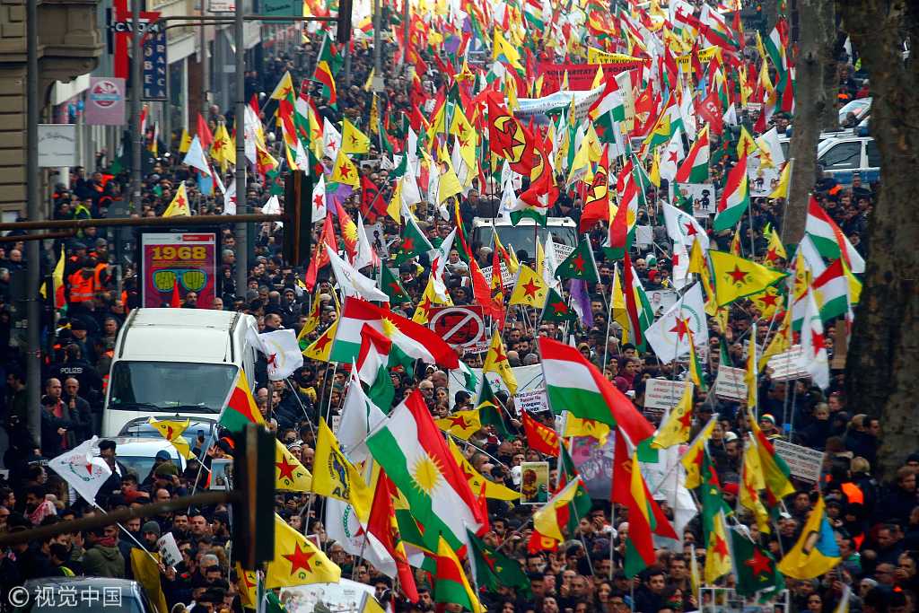 德国:民众游行反对土耳其在叙利亚军事行动