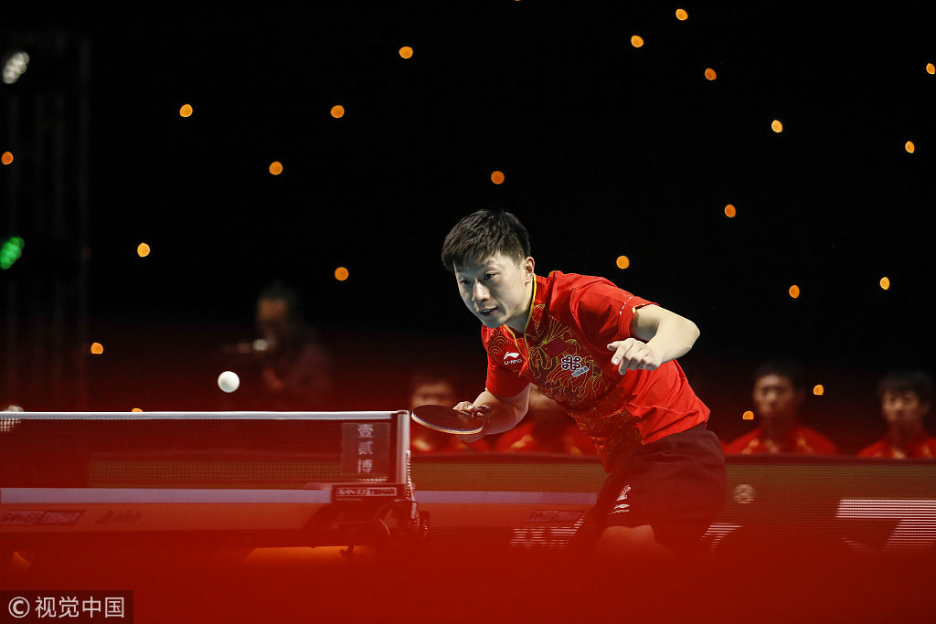 2018乒乓球团体世界杯男团决赛:中国3-0日本 