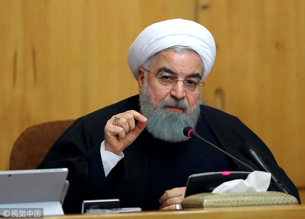 伊朗总统鲁哈尼:伊朗人有权抗议 特朗普无权支持