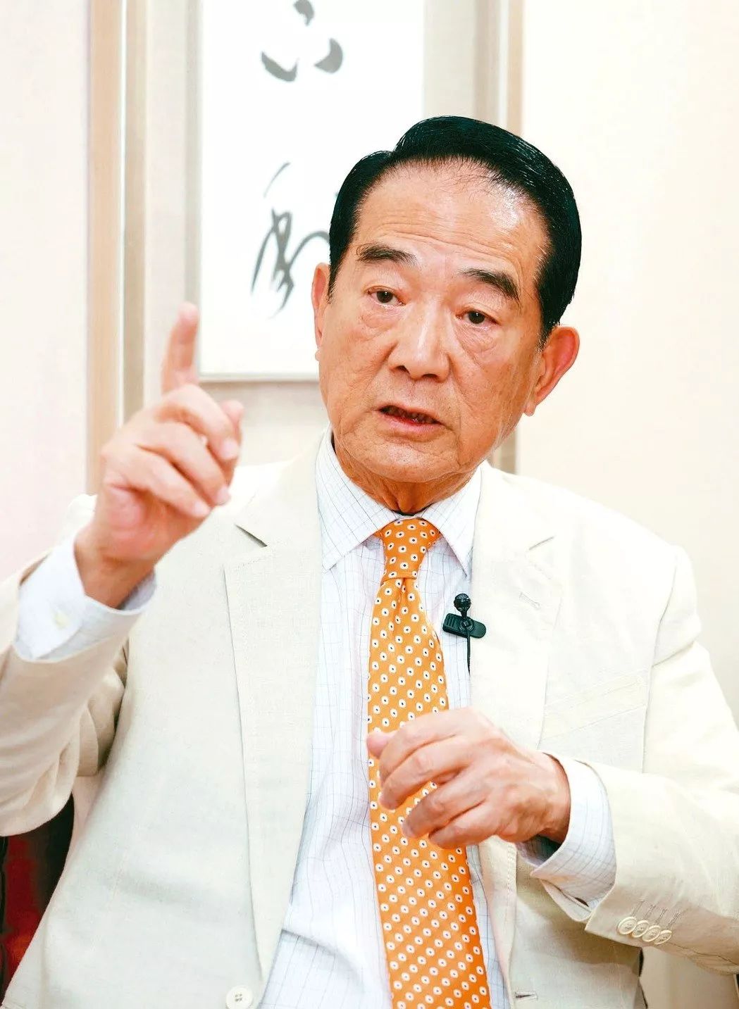 1517421531421888.jpg 台湾亲民党主席宋楚瑜(图源:联合新闻网)