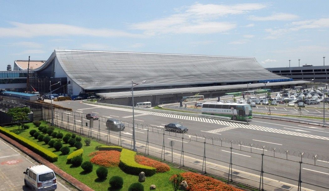 桃园机场第一航站楼目前外观(图片来源:台湾"联合新闻网")