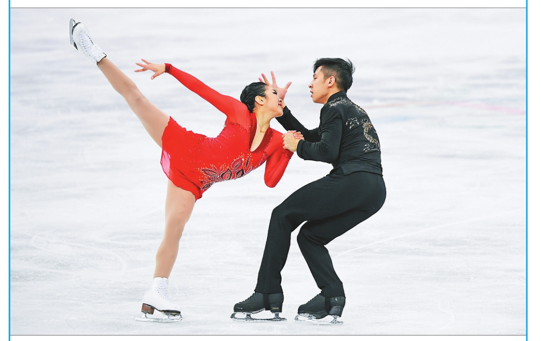 我省隋文静韩聪花样滑冰双人滑摘银