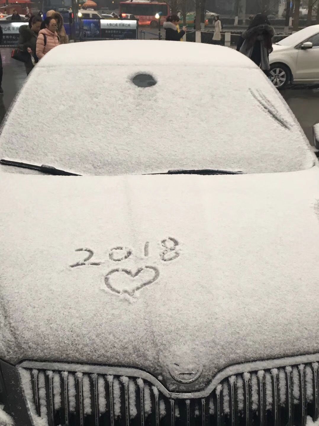 西安下了2018年的第一场雪,陕西这些地方也下