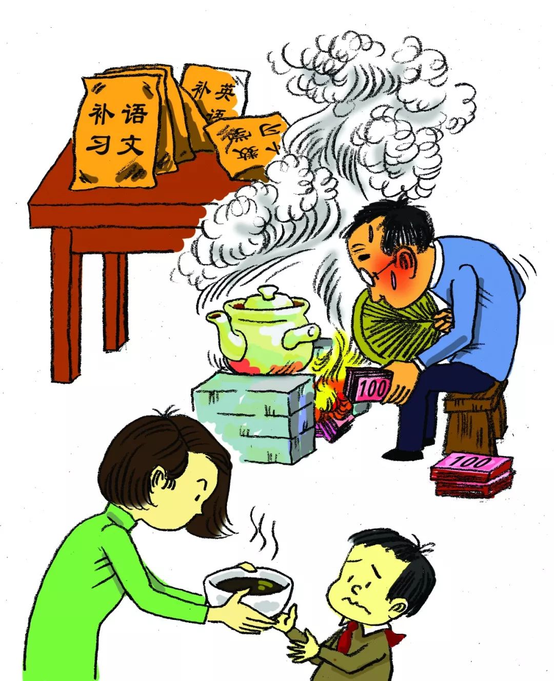 家长吐槽课外班花一半收入 补课老师年薪200余