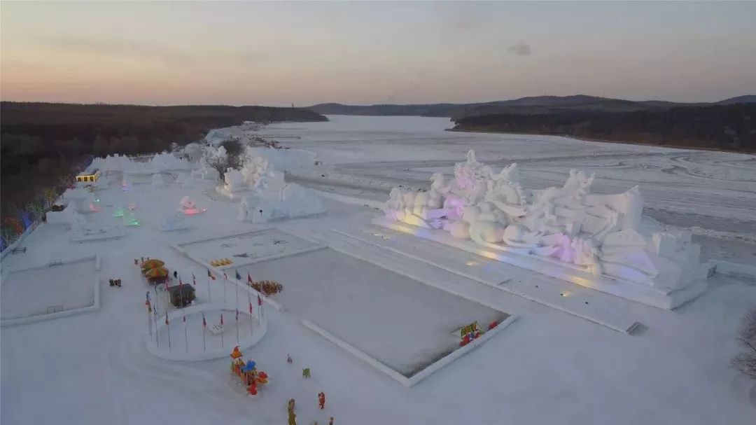 净月雪世界夜场盛大开放!初一至初六,越夜越美