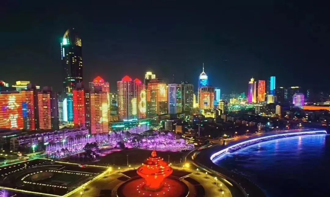 上合峰会，魅力青岛丨青岛最新灯光照，美轮美奂，刷爆朋友圈!