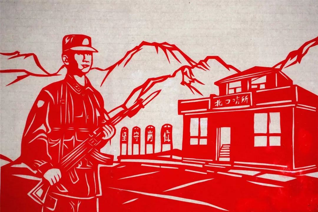 分享|军营创意剪纸，别样的年味兵味!