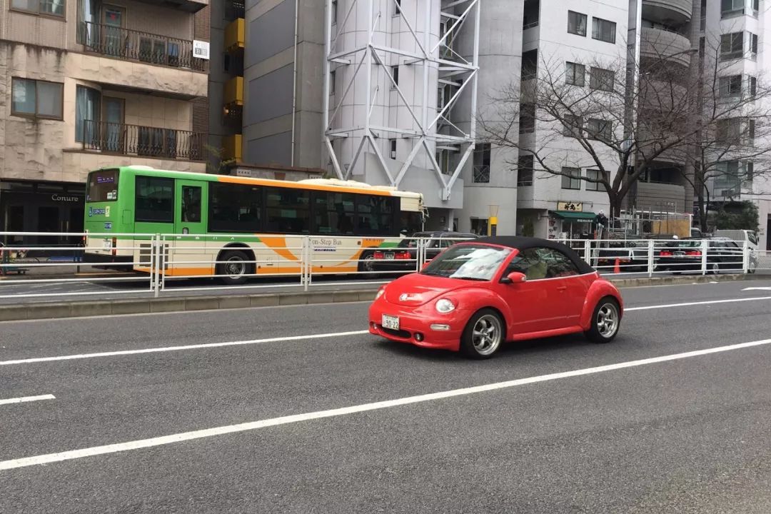 东京道路，一般都不怎么堵车