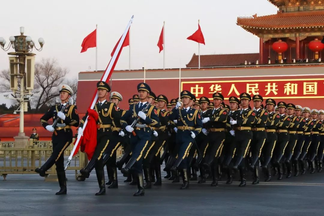 【见证】别了,武警天安门国旗护卫队!你好,解放