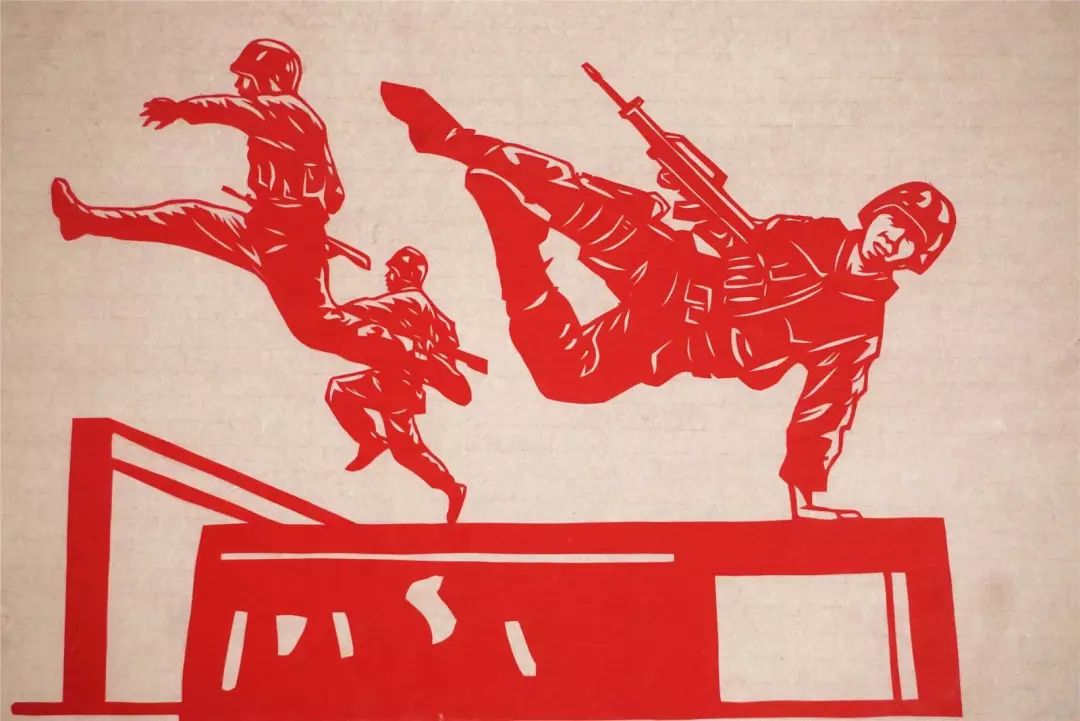 分享|军营创意剪纸，别样的年味兵味!