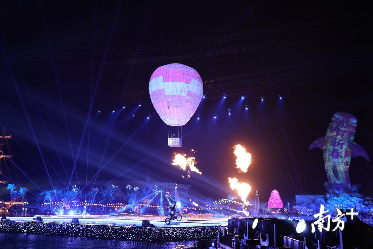 春晚珠海分会场的炫目场景,我们这里有高清大