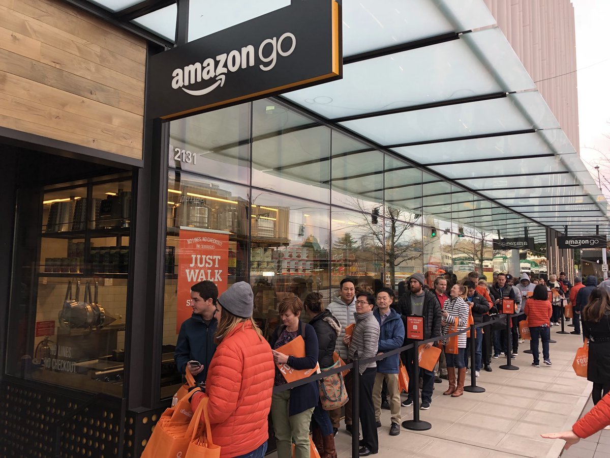Amazon Go开门营业,号称无需现金、无需排队