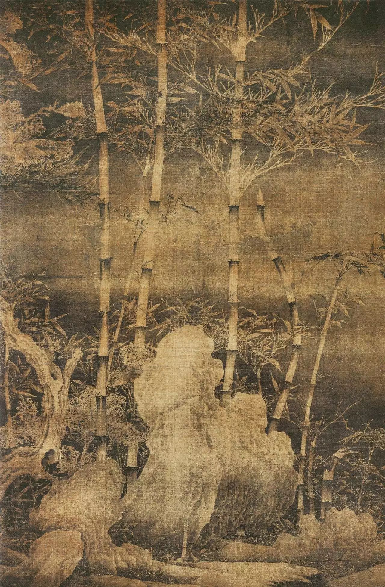 五代 徐熙 《雪竹图》上海博物馆藏